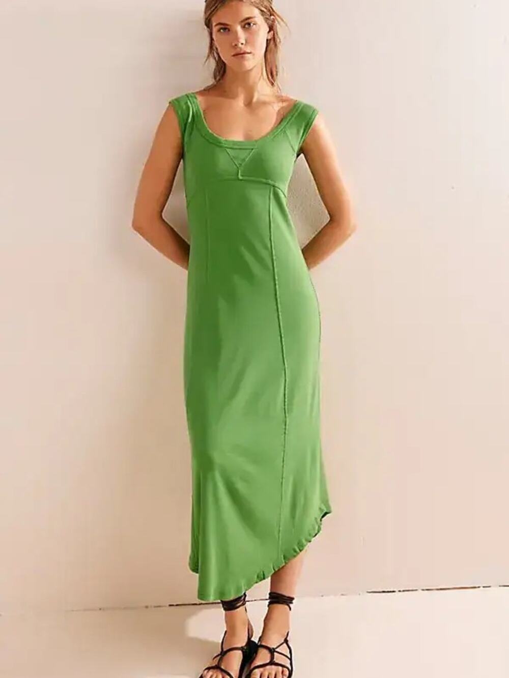 NWT Free People Beach Ash Midi Dress Size XS